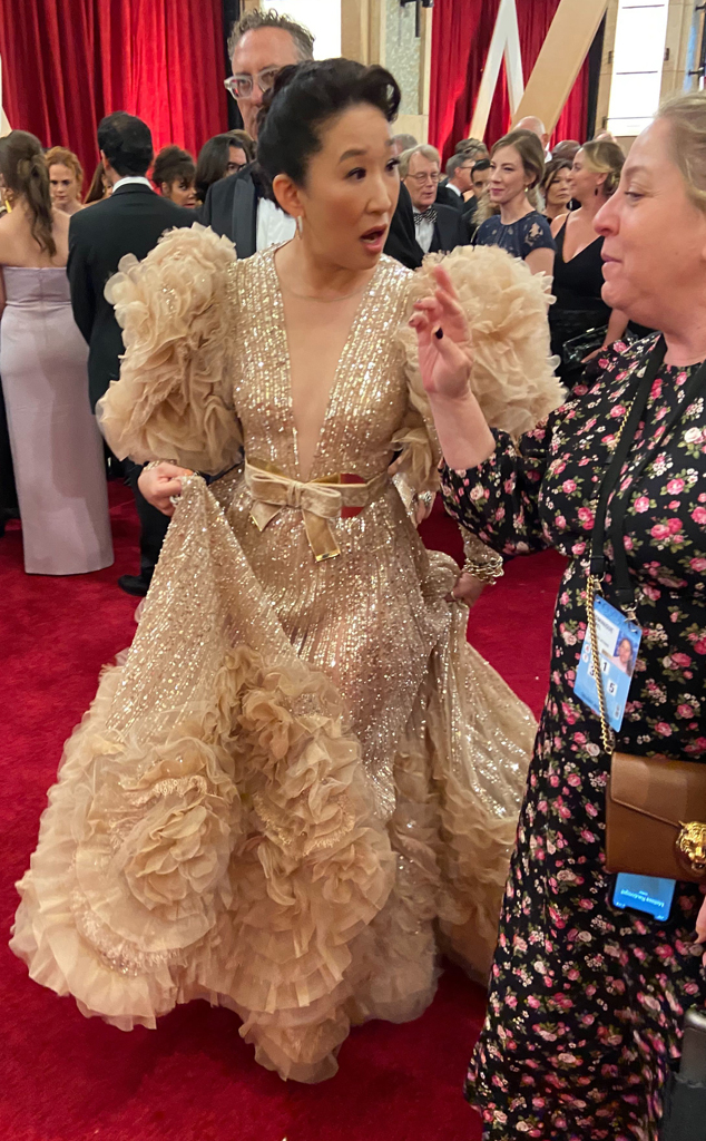 Sandra Oh, 2020 Oscars, Academy Awards, Exclusive Behind the Scenes
